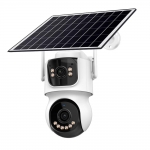 Wifi Соларна Двойна IP Камера 4mp. HD, Цветно нощно,ICSEE / модел TQ9-AV4