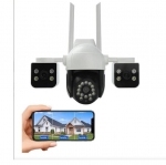 Wifi Тройна IP Камера 5mp. HD, Цветно нощно,V380 PRO / модел QD22