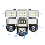 Wifi Тройна PTZ IP Камера 6mp. HD, Цветно нощно,V380 Pro / модел SC30A-W-L