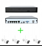 Комплект WIFI KIT TS8854A 4IP Камери ,HDCCTV 5MPX , Wireless, с NVR